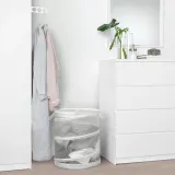IKEA FYLLEN (ИКЕА ФИЛЛЕН) — Корзина для белья, белый 79 л — фото 4