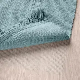 IKEA SORTSÖ (ИКЕА СОРТСЁ) — Ковёр безворсовый, светло-голубой 55x85 см — фото 3
