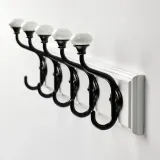 IKEA LANDKRABBA (ИКЕА ЛАНДКРАББА) — Вешалка с 5 крючками, белый 50 см — фото 6