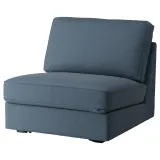 IKEA KIVIK (ИКЕА КИВИК) — Чехол на 1-местный диван-кровать, Gunnared синий — фото 2