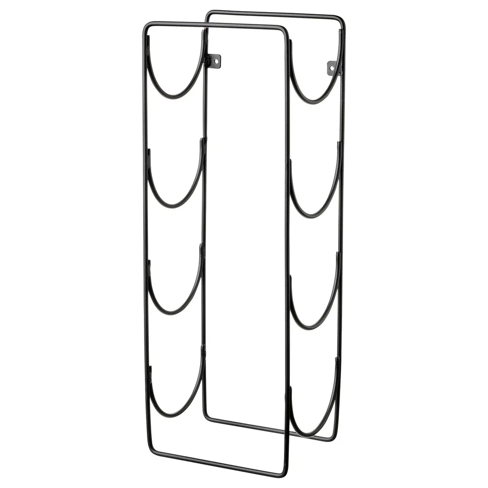 IKEA SNÖSPIRA (ИКЕА СНЁСПИРА) — Подставка для 4 бутылок вина, черный