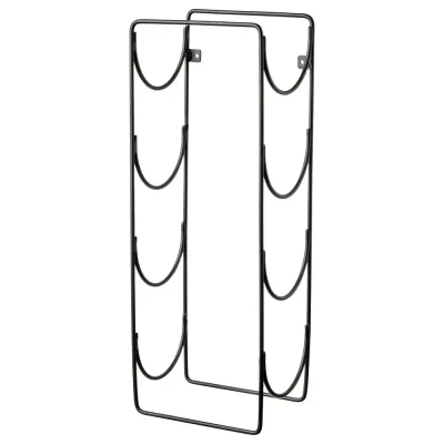 IKEA SNÖSPIRA (ИКЕА СНЁСПИРА) — Подставка для 4 бутылок вина, черный