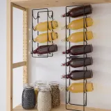 IKEA SNÖSPIRA (ИКЕА СНЁСПИРА) — Подставка для 4 бутылок вина, черный — фото 4