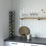 IKEA SNÖSPIRA (ИКЕА СНЁСПИРА) — Подставка для 4 бутылок вина, черный — фото 5