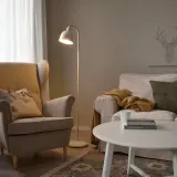 IKEA RÖDFLIK (ИКЕА РЁДФЛИК) — Торшер/лампа для чтения, светло-бежевый — фото 3