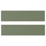 IKEA AXSTAD (ИКЕА АКССТАД) — Фасад ящика, серо-зелёный 40x10 см — фото 1