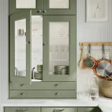 IKEA AXSTAD (ИКЕА АКССТАД) — Дверца стеклянная, серо-зелёная 40x40 см — фото 2