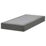IKEA LYNGÖR (ИКЕА ЛИНГЁР) — Чехол на основание кровати, тёмно-серый 90x200 см — фото 4