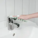IKEA PEPPRIG (ИКЕА ПЕППРИГ) — Насадка чистящая из микрофибры, зелёная 17x10 см — фото 3