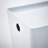 IKEA KUGGIS (ИКЕА КУГГИС) — Крышка, белая 18x26 см — фото 4