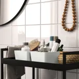 IKEA KUGGIS (ИКЕА КУГГИС) — Контейнер для хранения, белый 13x18x8 см — фото 7