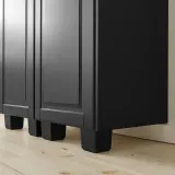 IKEA BODBYN (ИКЕА БОДБИН) — Ножка, чёрная 8 см — фото 2