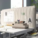 IKEA KUGGIS (ИКЕА КУГГИС) — Органайзер для стола, комплект 2 шт, серо-бежевый/тёмный серо-бежевый 26x35x16 см — фото 4