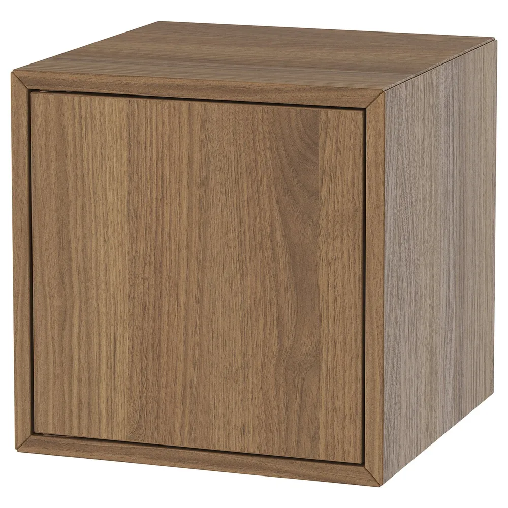 IKEA EKET (ИКЕА ЕКЕТ) — Шкафчик с дверцей, коричневый орех 35x35x35 см