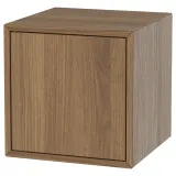 IKEA EKET (ИКЕА ЕКЕТ) — Шкафчик с дверцей, коричневый орех 35x35x35 см — фото 1