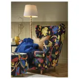 IKEA STRANDMON (ИКЕА СТРАНДМОН) — Чехол на кресло с ушами, Стигсбо разноцветный/чёрный — фото 5