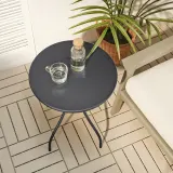 IKEA TÅNEBRO (ИКЕА ТОНЕБРО) — Столик, для дома и улицы/антрацит 46 см — фото 7