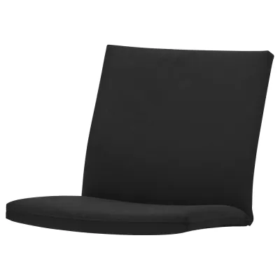 IKEA POÄNG (ИКЕА ПОЭНГ) — Подушка-сиденье для кресла с низкой спинкой, Виссле чёрный