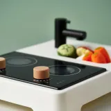 IKEA STENMUS (ИКЕА СТЕНМУС) — Игрушечная мини-кухня, белый/чёрный — фото 4