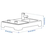 IKEA STENMUS (ИКЕА СТЕНМУС) — Игрушечная мини-кухня, белый/чёрный — фото 6