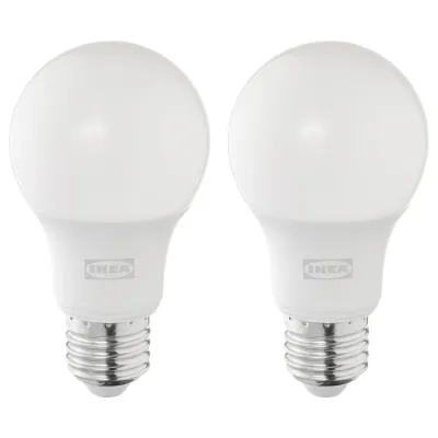 IKEA SOLHETTA (ИКЕА СОЛХЕТТА) — Лампа светодиодная E27 806 люмен, диммируемая/опаловый шар белая
