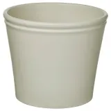 IKEA KÖRSBÄRSBJÖRK (ИКЕА КЁРСБЭРСБЙЁРК) — Кашпо, светлый серо-бежевый 24 см — фото 1