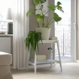 IKEA KÖRSBÄRSBJÖRK (ИКЕА КЁРСБЭРСБЙЁРК) — Кашпо, светлый серо-бежевый 24 см — фото 2