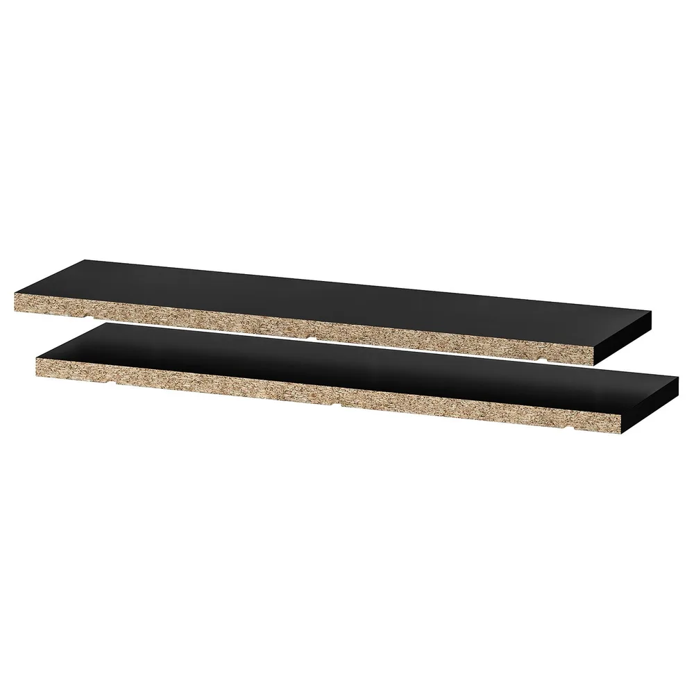 IKEA UTRUSTA (ИКЕА УТРУСТА) — Полка кухонная, чёрно-серая 20x60 см