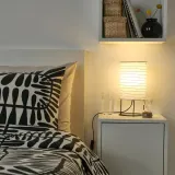 IKEA STRANDAD (ИКЕА СТРАНДАД) — Лампа настольная, белый/чёрный 29 см — фото 2