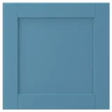 IKEA LERHYTTAN (ИКЕА ЛЕРХЙТТАН) — Дверь, синий 40x40 см — фото 1