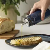 IKEA BRUGDHAJ (ИКЕА БРУГДХАЙ) — Бутылка для уксуса/масла, синий 19 см — фото 2