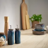 IKEA BRUGDHAJ (ИКЕА БРУГДХАЙ) — Бутылка для уксуса/масла, синий 19 см — фото 4