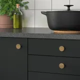 IKEA KALERUM (ИКЕА КАЛЕРУМ) — Ручка-кнопка, цвет латуни 30 мм — фото 2