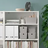 IKEA KUGGIS (ИКЕА КУГГИС) — Контейнер, светло-серый 18x26x15 см — фото 6