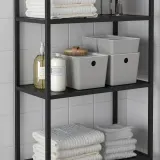 IKEA KUGGIS (ИКЕА КУГГИС) — Контейнер, светло-серый 18x26x15 см — фото 7