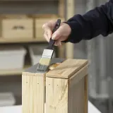 IKEA TRIXIG (ИКЕА ТРИКСИГ) — Краска, серая 125 мл — фото 3