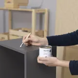 IKEA TRIXIG (ИКЕА ТРИКСИГ) — Краска, серая 125 мл — фото 4