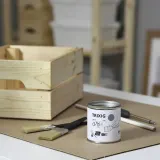 IKEA TRIXIG (ИКЕА ТРИКСИГ) — Краска, серая 125 мл — фото 5