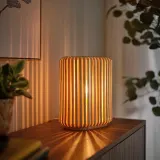 IKEA VARPTROSS (ИКЕА ВАРПТРОСС) — Настольная лампа, бамбук 26 см — фото 2