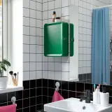 IKEA HUSBYÅN (ИКЕА ХУСБИОН) — Настенный шкаф, темно-зеленый 28х11х37.5 см — фото 2
