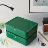 IKEA HUSBYÅN (ИКЕА ХУСБИОН) — Настенный шкаф, темно-зеленый 28х11х37.5 см — фото 3