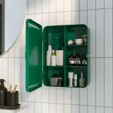IKEA HUSBYÅN (ИКЕА ХУСБИОН) — Настенный шкаф, темно-зеленый 28х11х37.5 см — фото 4