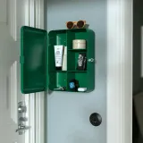 IKEA HUSBYÅN (ИКЕА ХУСБИОН) — Настенный шкаф, темно-зеленый 28х11х37.5 см — фото 5