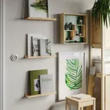 IKEA NORDHÄGG (ИКЕА НОРДХЭГГ) — Полка для фотографий, сосна 45 см — фото 3