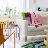 IKEA GREJSIMOJS (ИКЕА ГРЕЙСИМОЙС) — Плед, с рисунком/разноцветный 130х170 см — фото 3