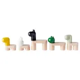 IKEA GREJSIMOJS (ИКЕА ГРЕЙСИМОЙС) — Набор кубиков, 20 шт., для свободного соединения/5 фигурок — фото 1