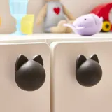 IKEA GREJSIMOJS (ИКЕА ГРЕЙСИМОЙС) — Ручка-кнопка, 2 шт., антрацит/кошка 38 мм — фото 4