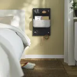 IKEA SKÅDIS (ИКЕА СКОДИС) — Полка для экспозиции, черный — фото 2
