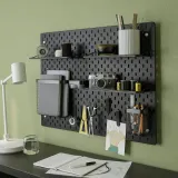IKEA SKÅDIS (ИКЕА СКОДИС) — Полка для экспозиции, черный — фото 4