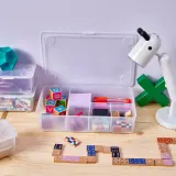 IKEA GLIS (ИКЕА ГЛИС) — Коробка с крышкой, прозрачный 34х21 см — фото 2